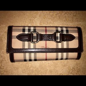 Burberry Haymarket Check Wallet